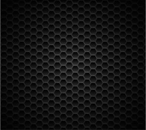 Black honeycomb background